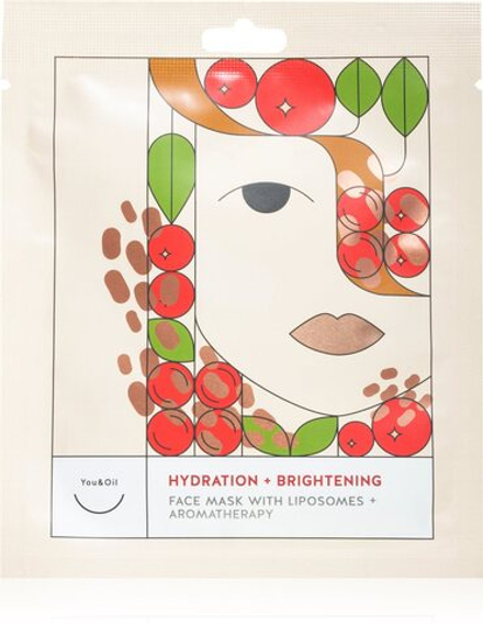 You&Oil Hydration & Brightening - тканевая маска для осветления и увлажнения /   3x25  ml  / GTIN 4779035863602