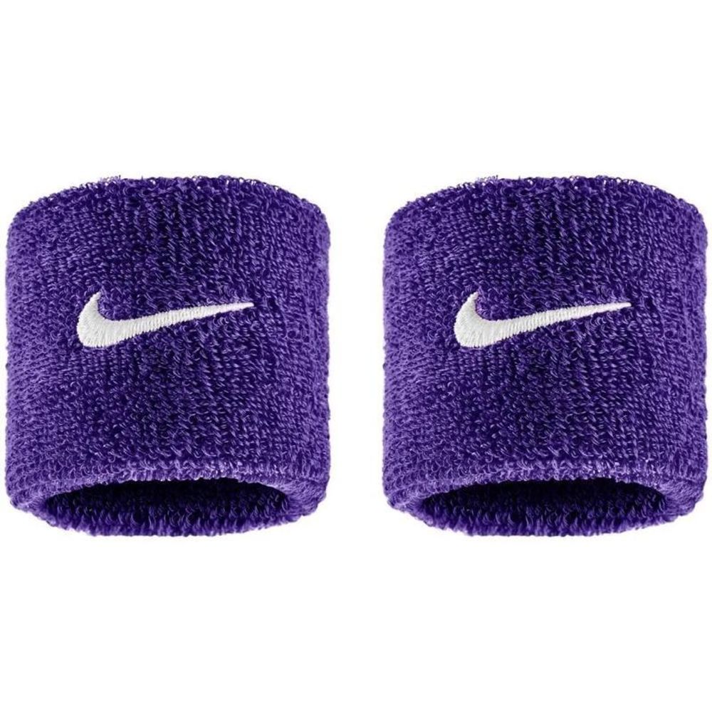 Напульсник теннисный Nike Swoosh 2P - court purple/white