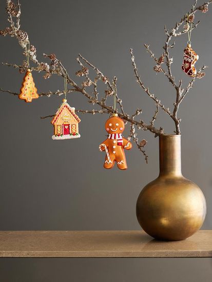 Набор ёлочных украшений ginger celebration коллекции new year essential