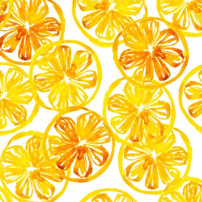 Цитрусовая акварель