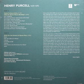 Equale Brass Ensemble, Monteverdi Choir, Monteverdi Orchestra, John Eliot Gardiner / Purcell: Music For Queen Mary Come Ye Sons Of Art (LP)