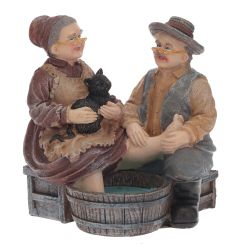 GAEM Фигурка декоративная "Бабушка с дедушкой", L11,5 W9,5 H12 см, 2в.