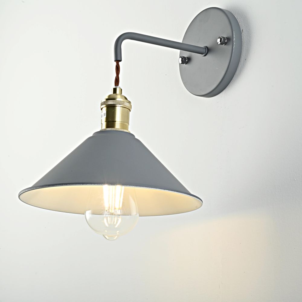 Бра С Подвесным Плафоном Braid Wall Gray By Imperiumloft