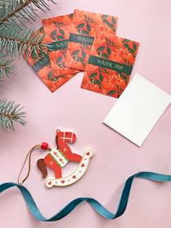 Открытка мини "Winter time", 6 × 8 см