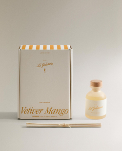Zara Home VETIVER MANGO REED DIFFUSERS — ароматический диффузор с тростниковыми палочками, Ветивер Манго, 120 мл
