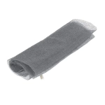 Мочалка-полотенце «Японская» мужская, 28х87 см, hard,серая, для бани и сауны «Банные штучки»/ 20