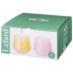 НАБОР СТАКАНОВ "TENDER COLORS" ИЗ 4 ШТ. 380 МЛ