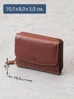 B240046R COGNAC - Портмоне с RFID защитой MP