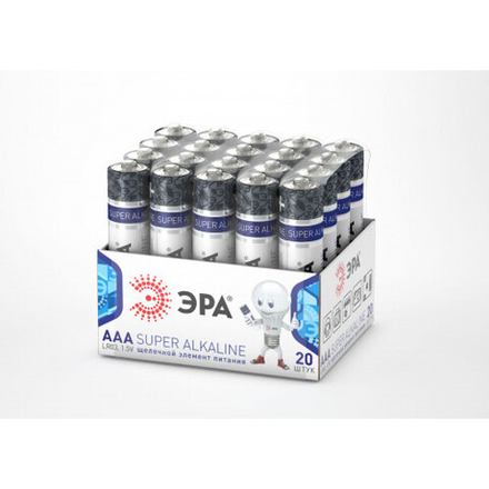 Батарейки ЭРА LR03-20 bulk SUPER Alkaline