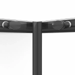 Душевой уголок Niagara Nova NG-6829-34BLACK 90х90 стекло прозрачное/профиль черный матовый