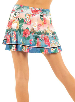 Теннисная юбка Lucky in Love Novelty In Bloom Skirt - multicolor