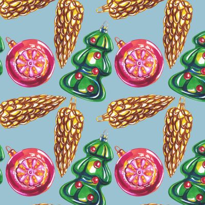 Новогодние ёлочные игрушки