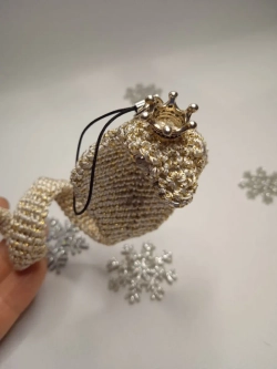 Вязаная игрушка "Змейка"