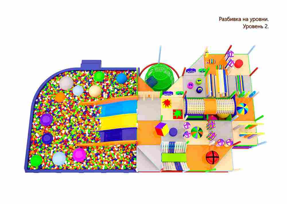 Игровая комната с лабиринтом «Летний Городок»