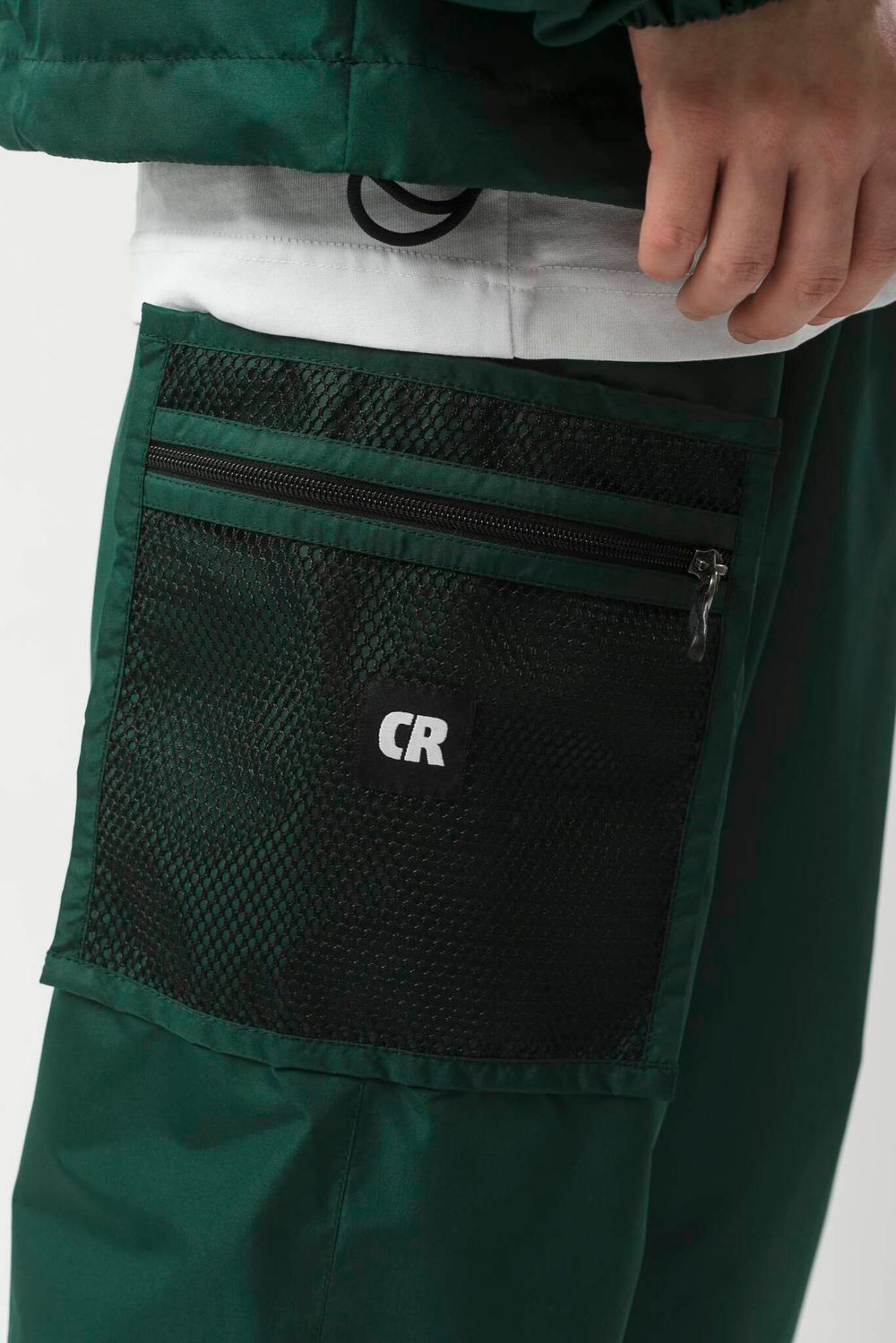 Купить Штаны Codered Square Pants Wide мужские зеленые темные Штаны Codered Square Pants Wide мужские зеленые темные