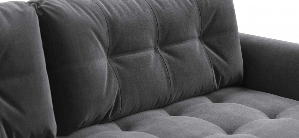 Диван Престон Велюр Монолит серый
