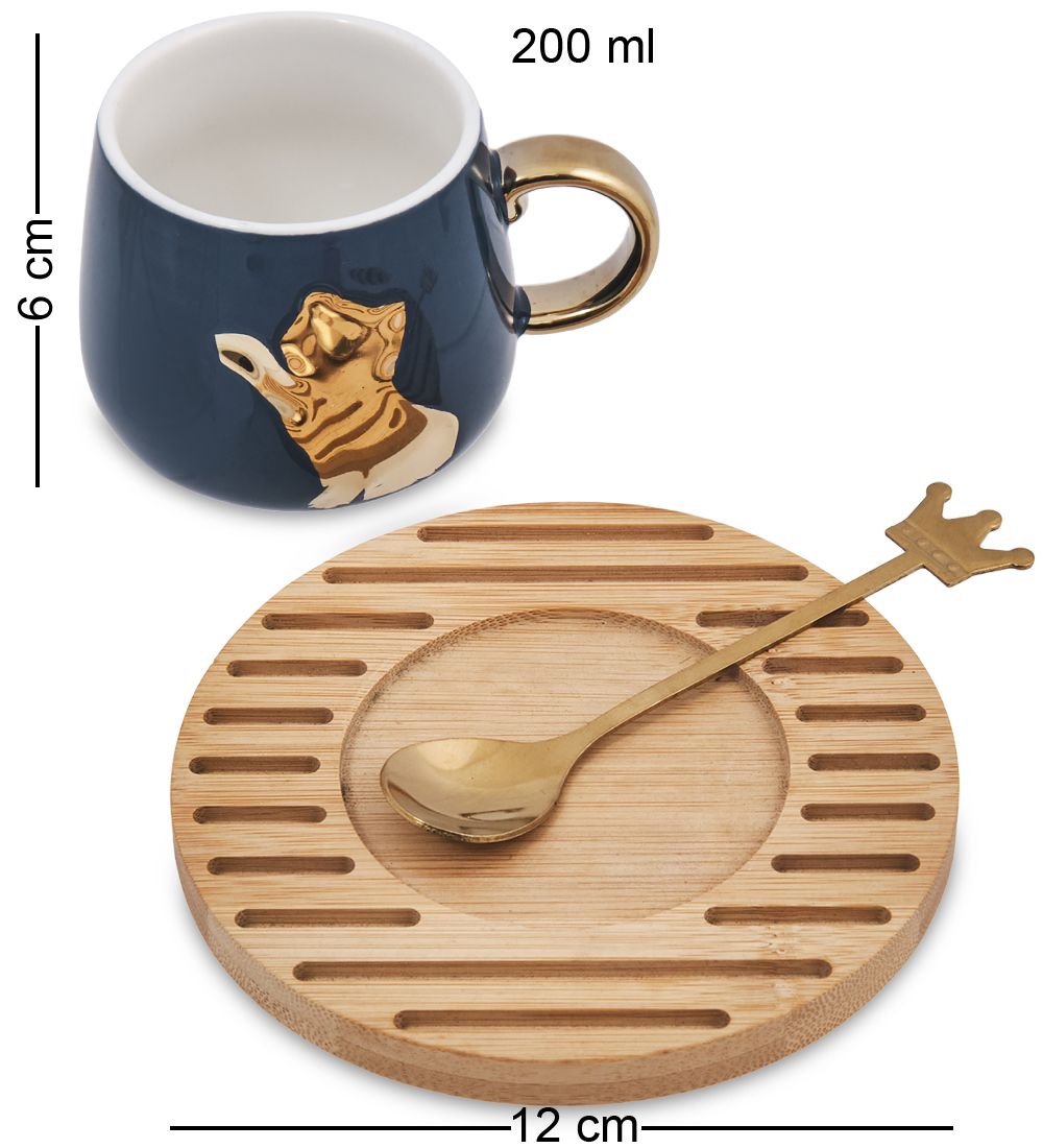 MUG-414/2 Чайная пара «Кошечка»