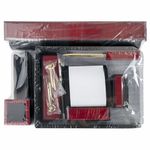 Набор настольный GALANT "Sirius" из дерева, 8 предметов, цвет "красное дерево/чёрный", 238162