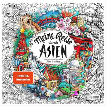 Meine Reise durch Asien. Rita Berman. Coloring book