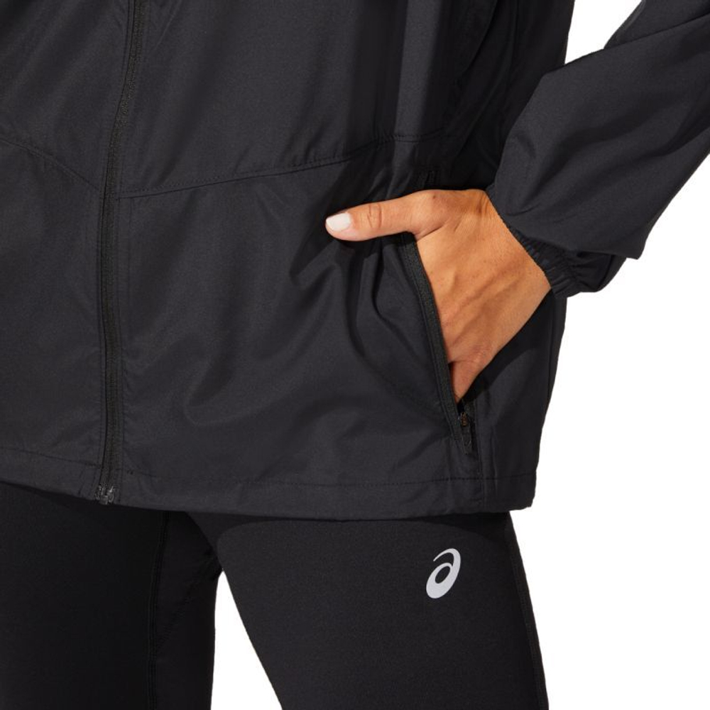 Женская теннисная куртка Asics Core Jacket - черный