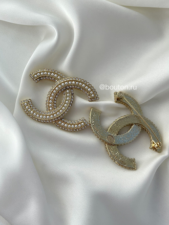 Брошь Шан. золото жемчуг стразы