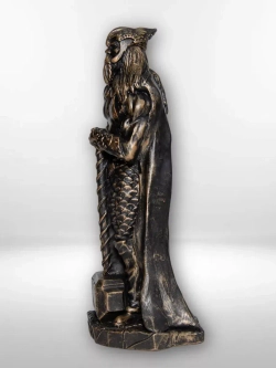 Коллекционная алтарная фигурка статуэтка скандинавский Бог Тор оберег для дома