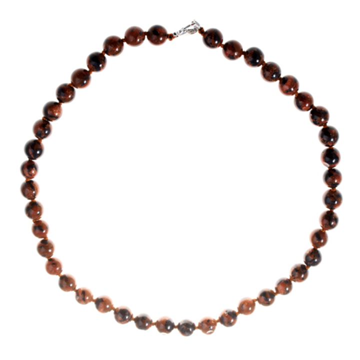 Бусы Авантюрин смешанный, шар 0,8 см, цвет сине-коричневый, 55 см