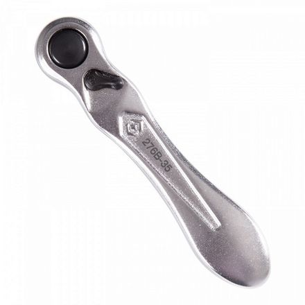 Цена на KING TONY (276B-0225) Трещотка 1/4", 88 мм, 60 зубцов, флажковая, для вставок (бит)