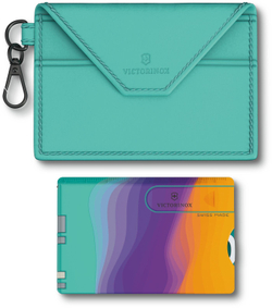 Швейцарская карта Victorinox Swiss Card Classic Sydney Style, бирюзовый (подар. упаковка)