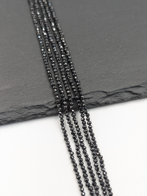 Фианиты (кубический цирконий) 2мм, черный