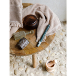 Полотенце банное с бахромой бежевого цвета Essential 70х140 см