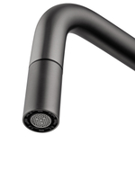 Смеситель для кухни с выдвижным изливом WONZON & WOGHAND, Темный графит (WW-6018-BGG)