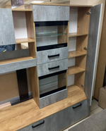 Центральная секция Трамп ЦС-05 крафт/бетон