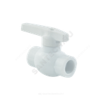 Кран шаровой PP-R белый Дн 20 внутренняя пайка VALFEX 10144020