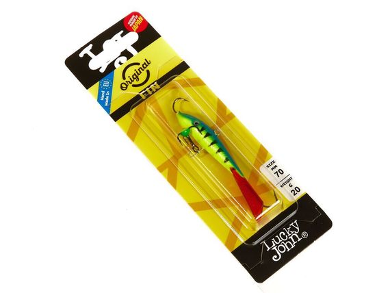 Балансир Lucky John FIN 5 с тр. 70мм/36RT блистер