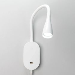 Citilux Рио CL704380N LED Светильник гибкий с USB Белый