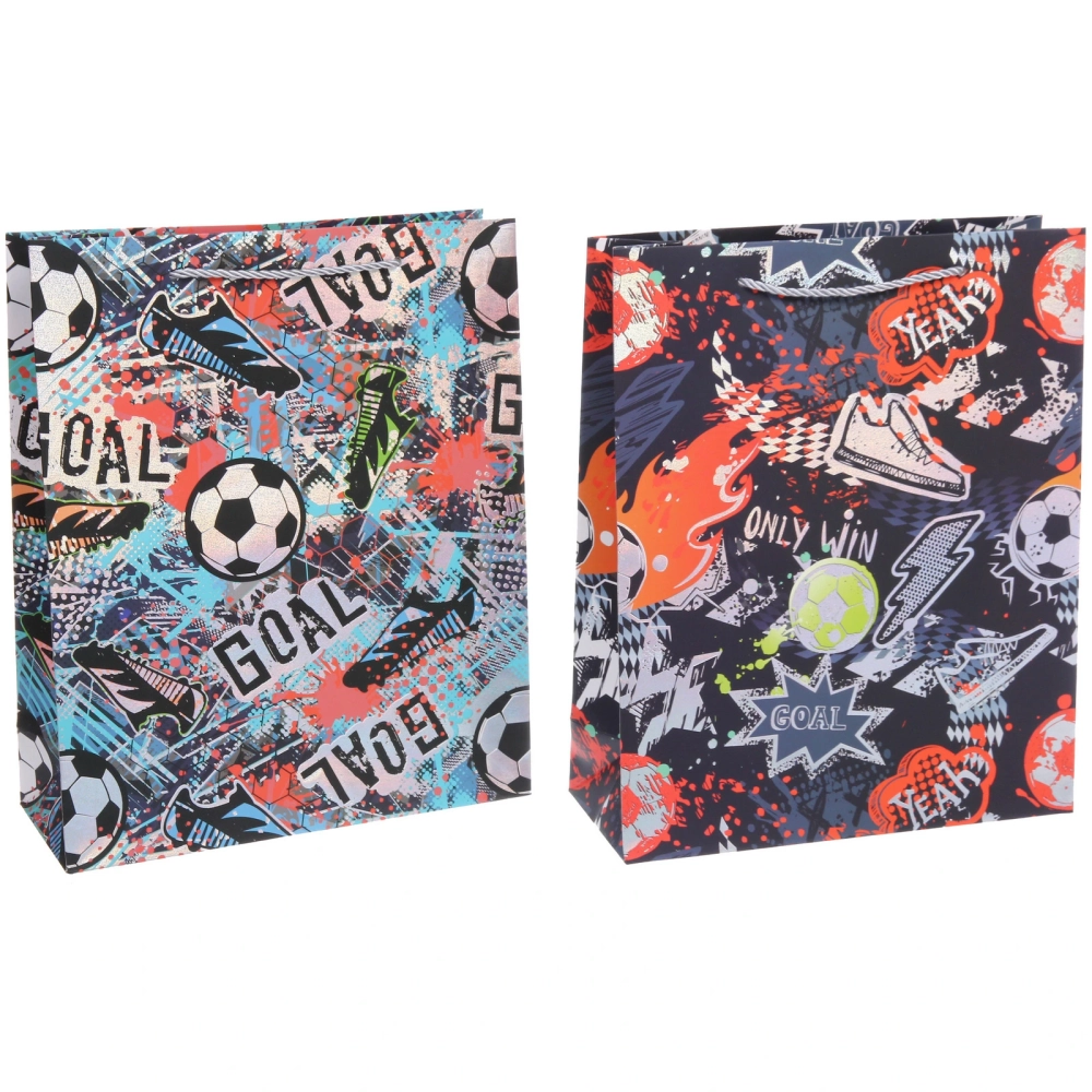 Пакет подарочный «GOAL» 26*32*10 см