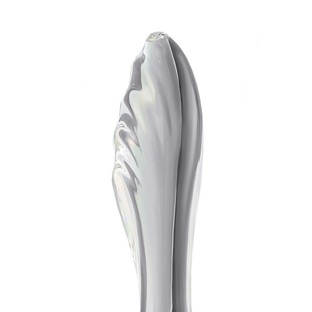 Прозрачный двусторонний стеклянный фаллоимитатор 18,5см Satisfyer Dazzling Crystal 1 4045658