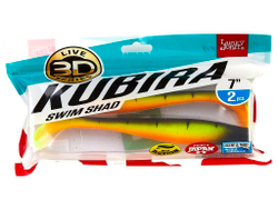 Виброхвост LJ 3D Series Kubira Swim Shad 7" (15 см), цвет PG14, 2 шт.