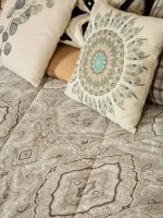 Одеяло двуспальное всесезонное летнее облегченное лен хлопок