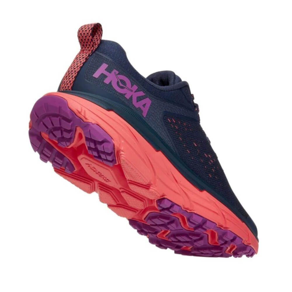 Кроссовки женские HOKA W CHALLENGER ATR 6 WIDE Black Iris / Hot Coral