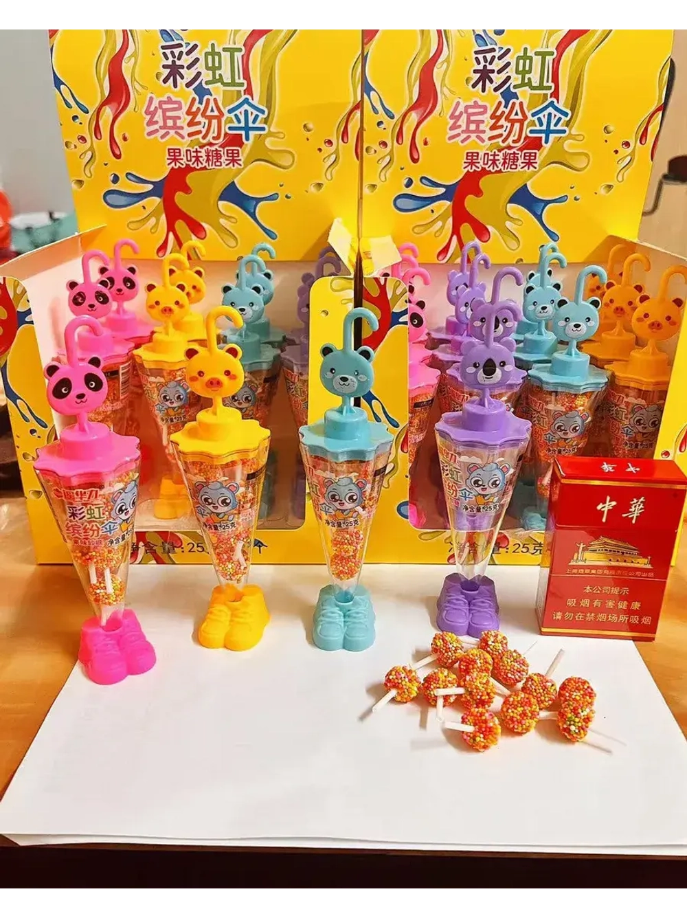 Жевательные конфеты Зонтики-Зверушки 25 г * 4 шт