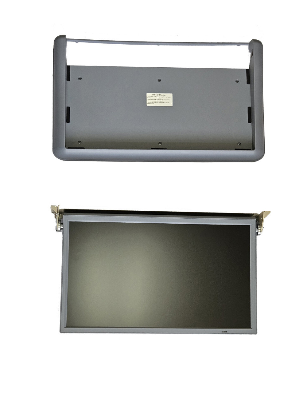 Монитор потолочный с электроприводом - ERGO ER24AT с экраном 24” (1920х1080 IPS FullHD,Android, 2+32 Gb, Смарт ТВ) серый