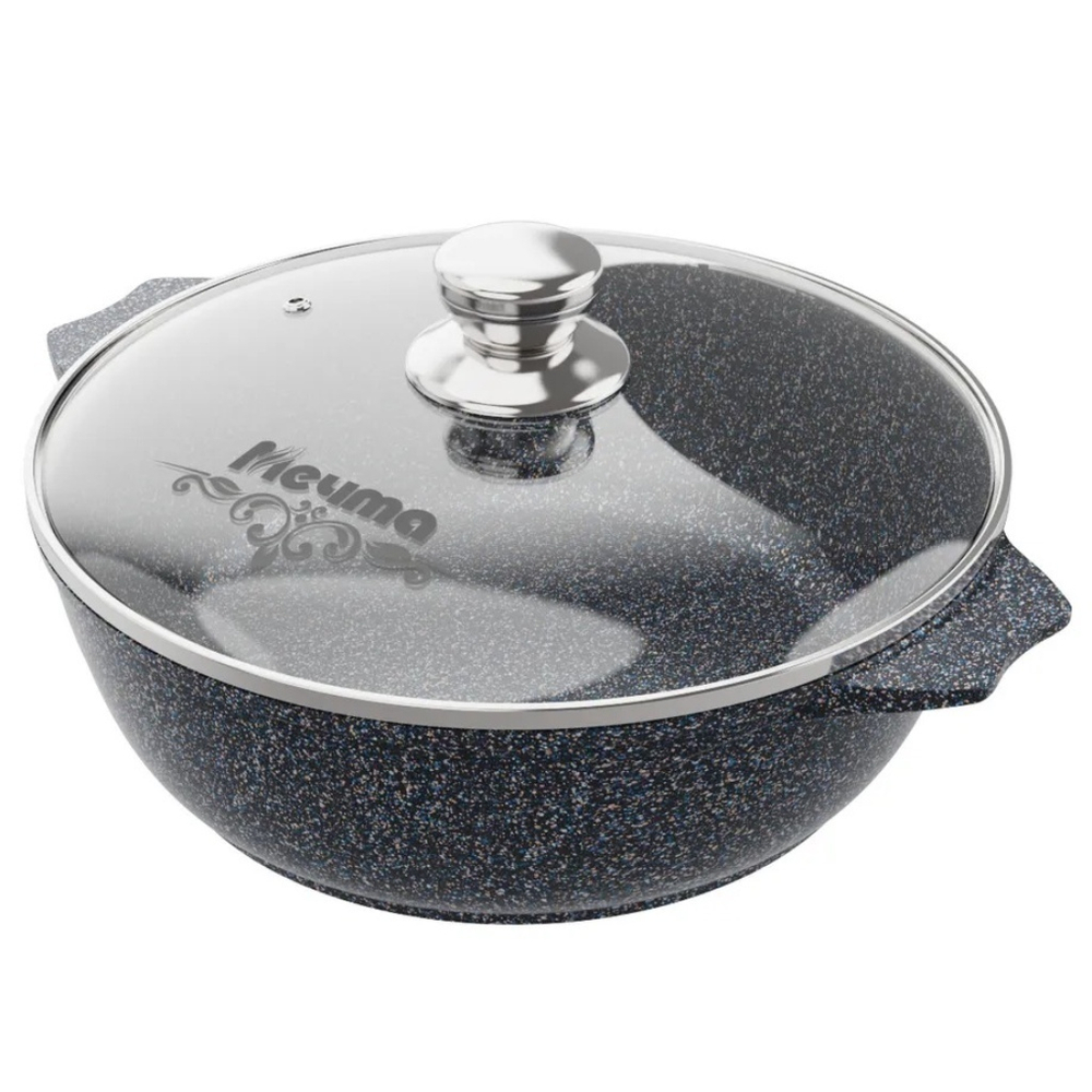 Жаровня алюминий, 26 см, антиприг, Мечта, Гранит star Induction Pro, 33803И, с крыш, индукц
