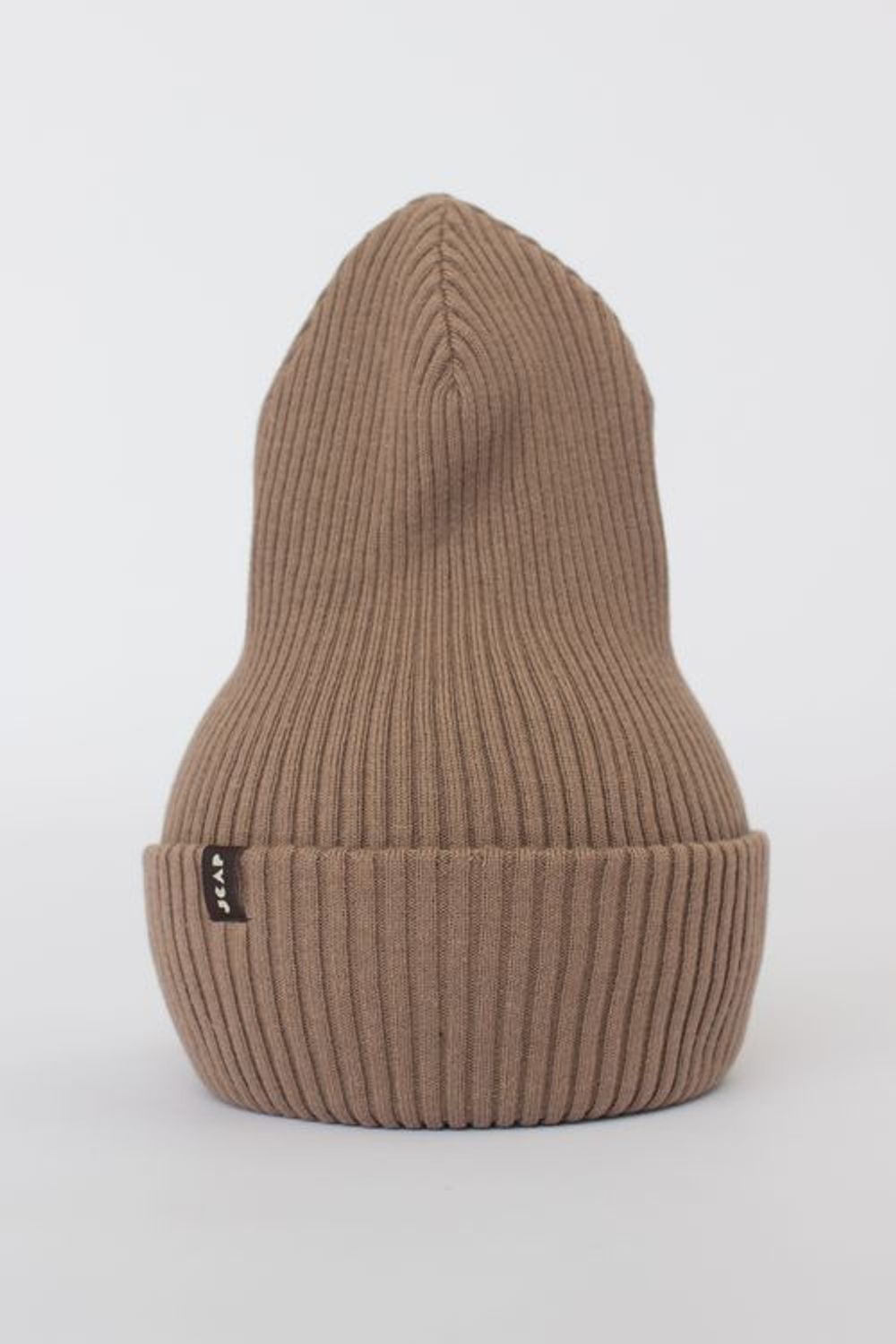 Шапка вязаная весенняя/осенняя МУЛА (Бежевый)