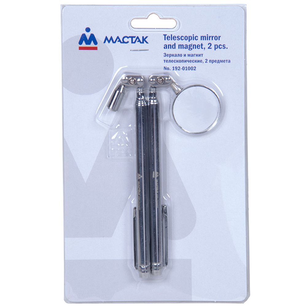 МАСТАК (192-01002) Набор зеркало и магнит телескопические, 2 предмета
