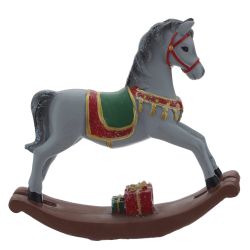 GAEM Фигурка декоративная "Лошадка-качалка", L15 W3 H14 см, 2в.