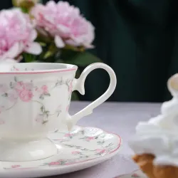 Чайная пара 200 мл d 9,3 см h7,3 см Retro Ritz-La Vie En Rose Noble [6]