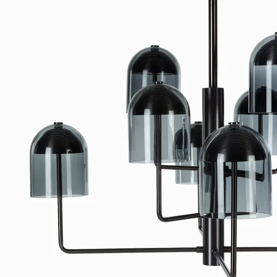 Подвесной светильник Aegis Ø98 см, дымчатый, бронзовый