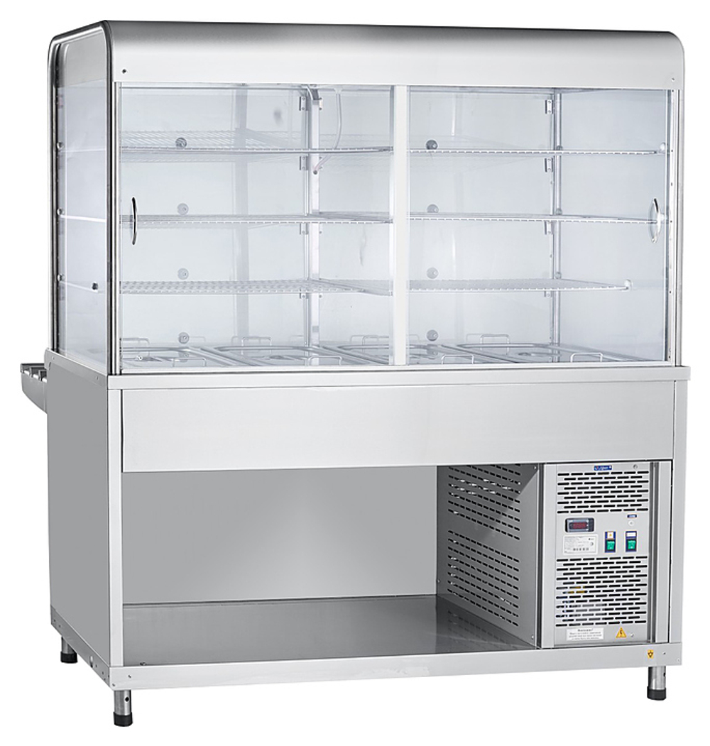 Прилавок-витрина Abat ПВВ(Н)-70КМ-С-03-НШ